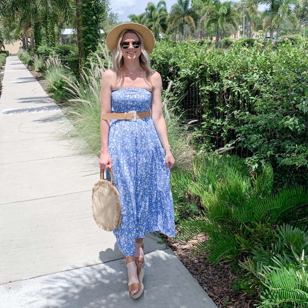 Floral maxi dress
